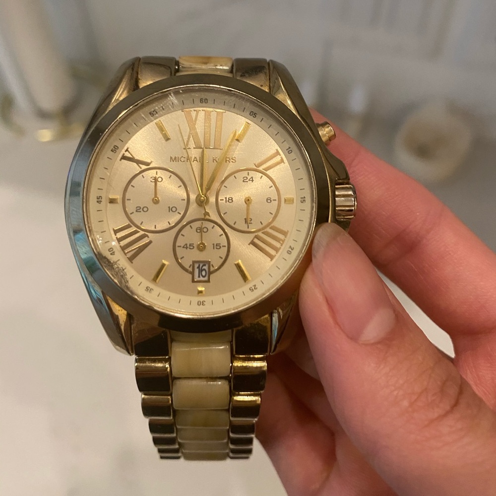 Michael Kors women’s gold watch